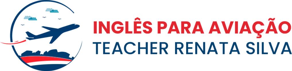 Logo Inglês para Aviação — Teacher Renata Silva